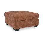 Oversized Accent Ottoman with Polyester Upholstery