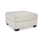 Oversized Accent Ottoman with Polyester Upholstery