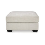 Oversized Accent Ottoman with Polyester Upholstery