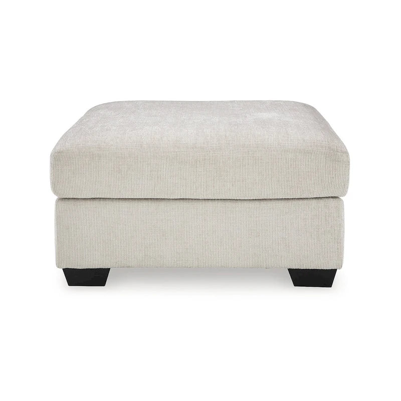 Oversized Accent Ottoman with Polyester Upholstery