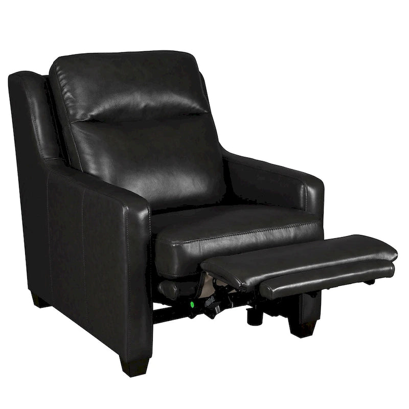 Genuine Leather Recliner Sofa 33 Triple-Motor Power Zero-Wall Reclining Couch with USB&USB-C Port