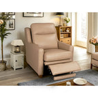 Genuine Leather Recliner Sofa 33 Triple-Motor Power Zero-Wall Reclining Couch with USB&USB-C Port
