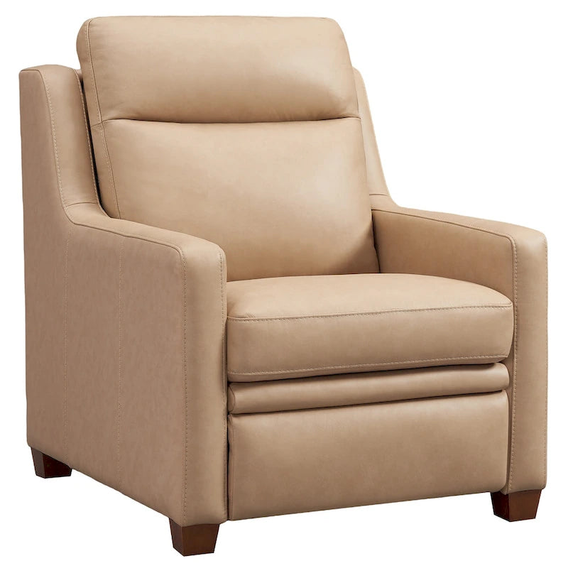 Genuine Leather Recliner Sofa 33 Triple-Motor Power Zero-Wall Reclining Couch with USB&USB-C Port