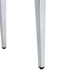 Dining Chairs Set of 4,Modern Kitchen & Dining Room Chairs,Faux Leather Cushion Seat Metal Legs