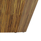 Table basse octogonale en bois d'hévéa de 31,5 pouces pour salon, chambre à coucher