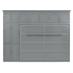 Queen Smart Murphy Bed with Wardrobe & Storage, Customizable System