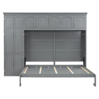 Queen Smart Murphy Bed with Wardrobe & Storage, Customizable System