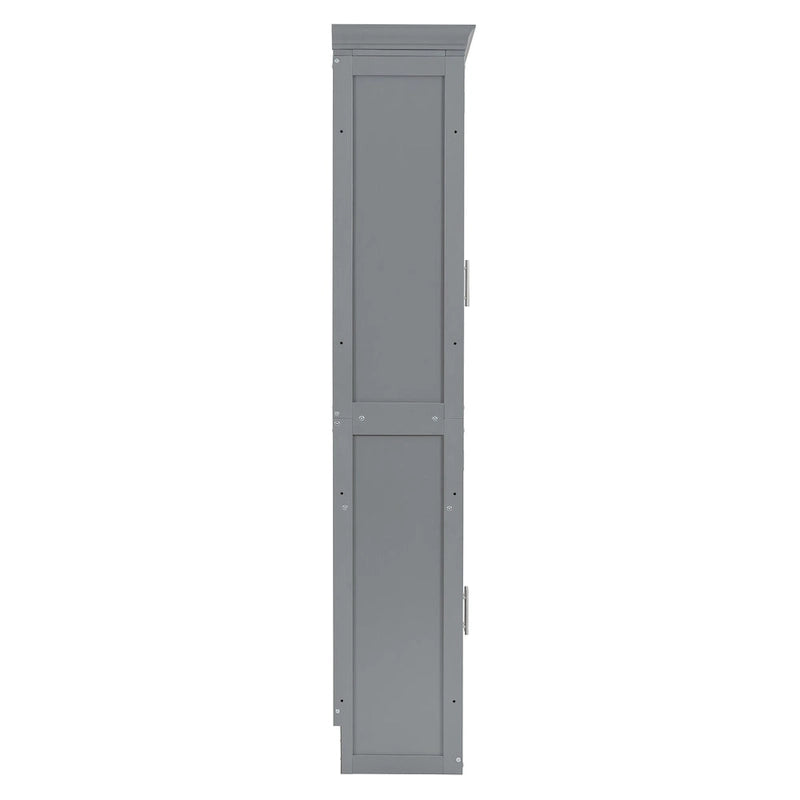 Queen Smart Murphy Bed with Wardrobe & Storage, Customizable System
