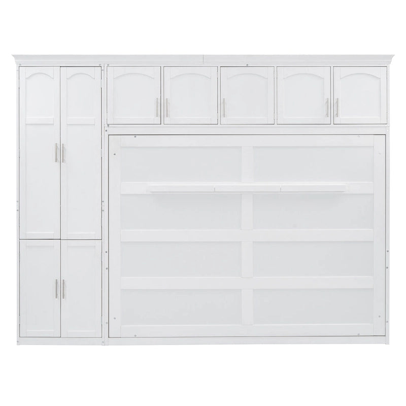 Queen Smart Murphy Bed with Wardrobe & Storage, Customizable System