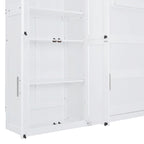 Queen Smart Murphy Bed with Wardrobe & Storage, Customizable System