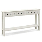 Costway 60 Table console rétro avec 4 tiroirs et - Voir détails
