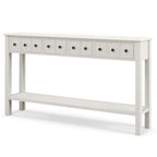 Costway 60 Table console rétro avec 4 tiroirs et - Voir détails
