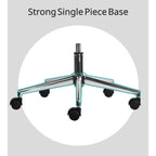 Modern Ergonomic Office Chair: Mid Back, PU Leather, Arms, Tilt, Adjustable Height, Wheels, Swivel