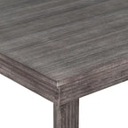 Ensemble de salle à manger 5 pièces à hauteur de comptoir, ensemble de table de cuisine en bois massif avec table à manger rectangulaire et 4 chaises de salle à manger