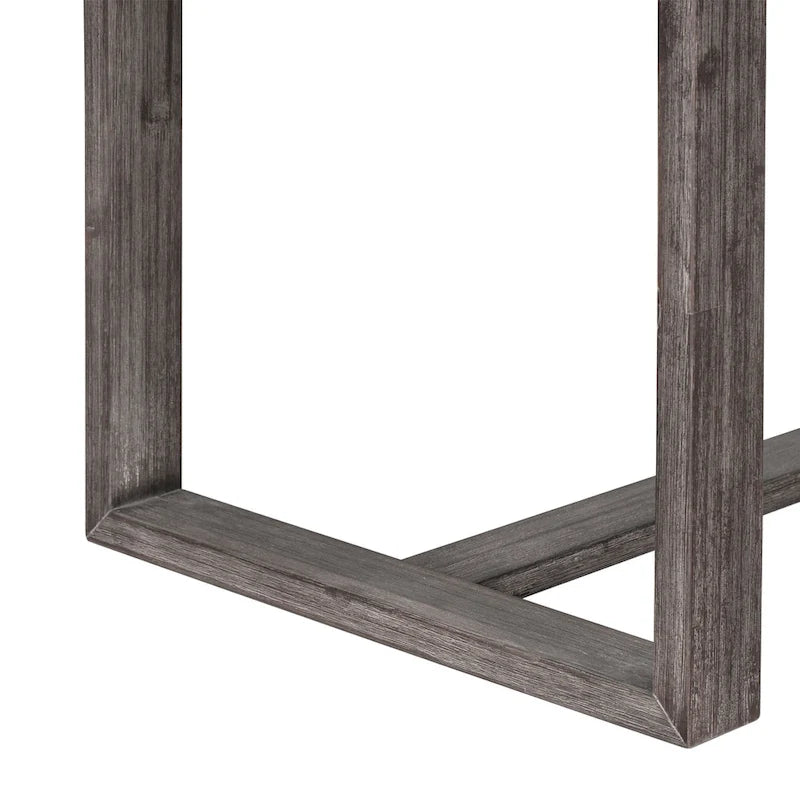 Ensemble de salle à manger 5 pièces à hauteur de comptoir, ensemble de table de cuisine en bois massif avec table à manger rectangulaire et 4 chaises de salle à manger