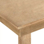 Ensemble de salle à manger 5 pièces à hauteur de comptoir, ensemble de table de cuisine en bois massif avec table à manger rectangulaire et 4 chaises de salle à manger