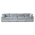 Canapé sectionnel modulaire en peluche douce 157,48 cm, 4 places, rembourré, pour salon