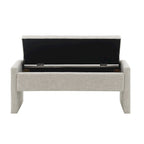 GDFStudio- Alice Foam Bed End Bench with Storage