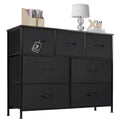 Commode double à 7 tiroirs, Espaces de rangement, Casiers de garde-robe assemblés, Casiers de mobilier de chambre à coucher