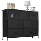 Commode double à 7 tiroirs, Espaces de rangement, Casiers de garde-robe assemblés, Casiers de mobilier de chambre à coucher