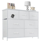 Commode double à 7 tiroirs, Espaces de rangement, Casiers de garde-robe assemblés, Casiers de mobilier de chambre à coucher