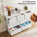 Commode double à 7 tiroirs, Espaces de rangement, Casiers de garde-robe assemblés, Casiers de mobilier de chambre à coucher