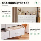 Commode double à 7 tiroirs, Espaces de rangement, Casiers de garde-robe assemblés, Casiers de mobilier de chambre à coucher
