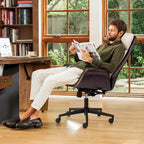 Faux Leather Office Chair - Swivel - Multiple Colors