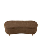 INK+IVY Bailey Taupe Boucle Flip Top Storage Bench