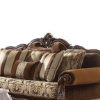 Canapé Jardena 89 po : Accoudoirs arrondis, pieds Queen Anne, clous décoratifs – Acme Furniture