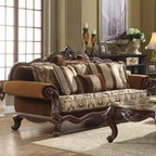 Canapé Jardena 89 po : Accoudoirs arrondis, pieds Queen Anne, clous décoratifs – Acme Furniture