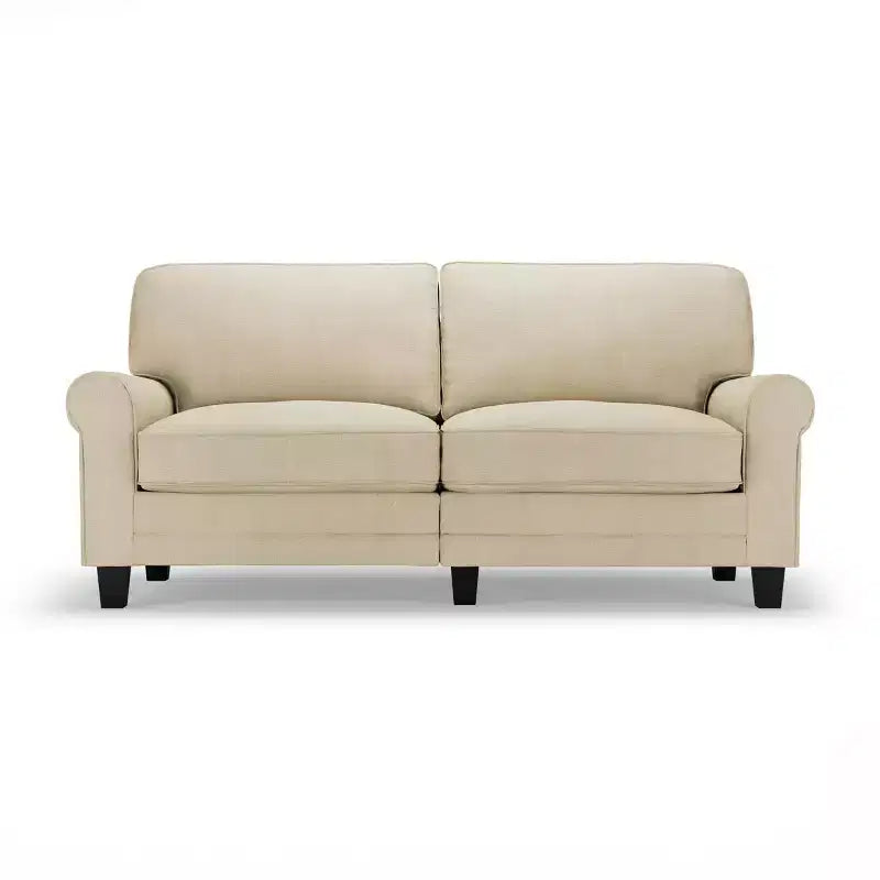 73" RTA Copenhagen Collection Sofa Marzipan - Serta: Compact, Easy-Care Upholstery