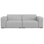 WyndenHall Biggs 2 Seater Sofa Pale Gray