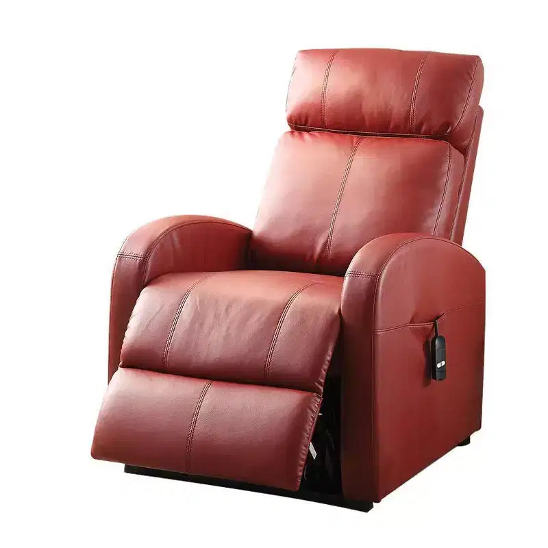 Acme Furniture Ricardo Power Recliner Sofa Red Synthetic Leather