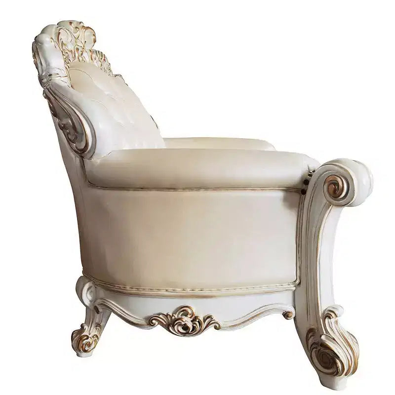 Canapés Vendome 70" Finition Champagne et Perle Antique - Acme Furniture