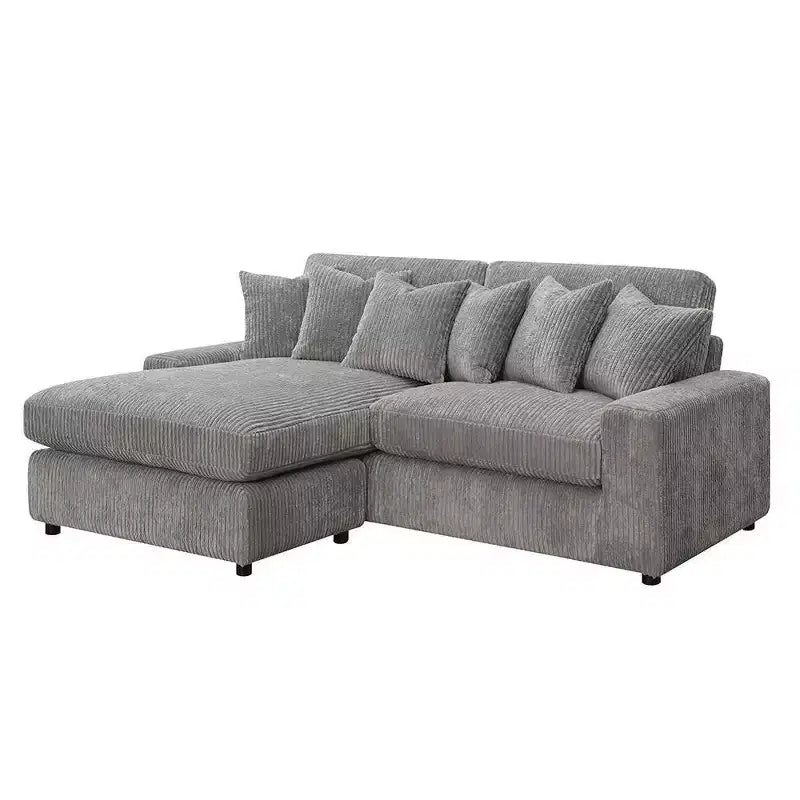 84" Tavia Sofa Gray Corduroy - Acme Furniture