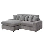 84" Tavia Sofa Gray Corduroy - Acme Furniture
