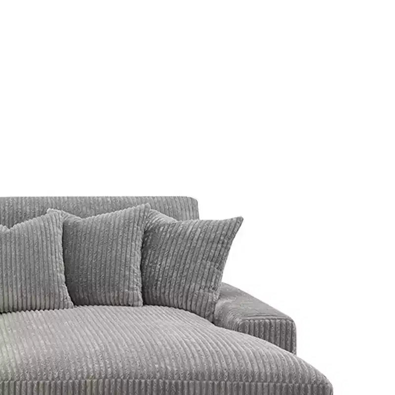 84" Tavia Sofa Gray Corduroy - Acme Furniture