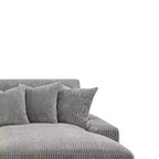 84" Tavia Sofa Gray Corduroy - Acme Furniture