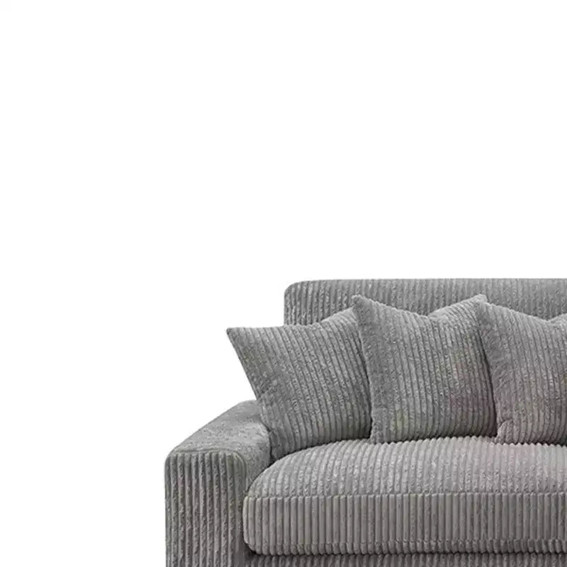 84" Tavia Sofa Gray Corduroy - Acme Furniture