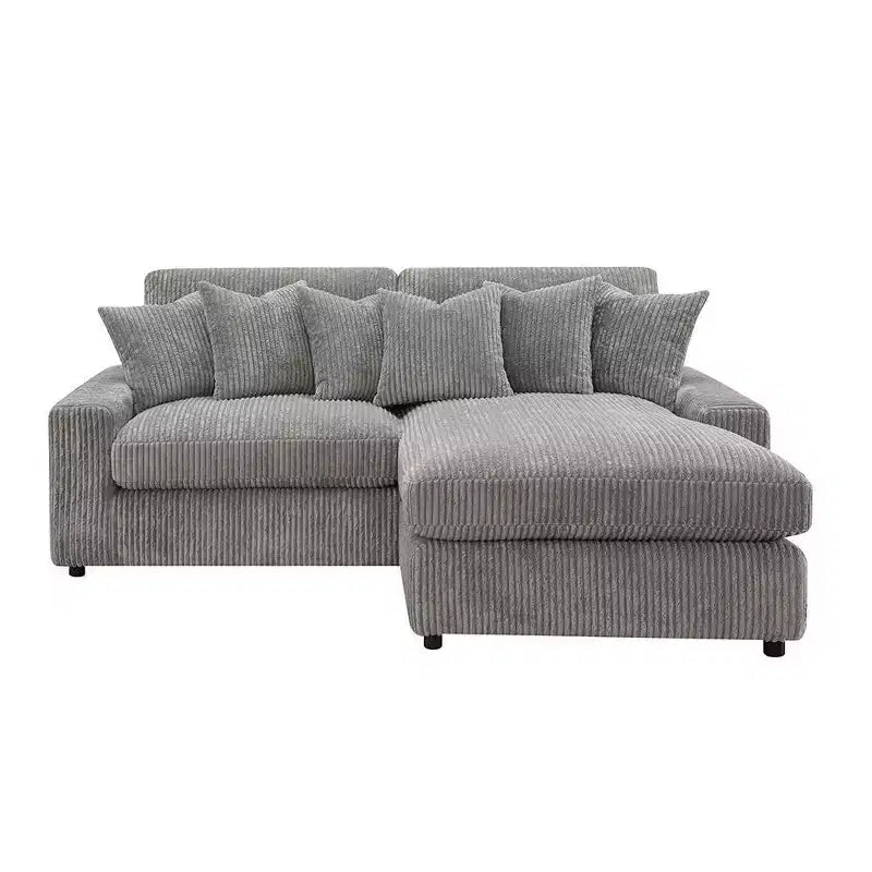 84" Tavia Sofa Gray Corduroy - Acme Furniture