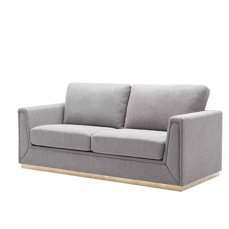 Acme Furniture 77" Valin Sofa Gray Linen