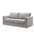 Acme Furniture 77" Valin Sofa Gray Linen