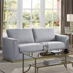 Acme Furniture 77" Valin Sofa Gray Linen