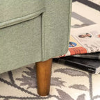 74" Lauren Sofa Pearl Green - Zinus