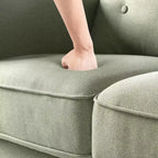 74" Lauren Sofa Pearl Green - Zinus