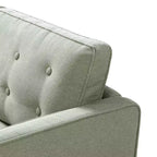 74" Lauren Sofa Pearl Green - Zinus