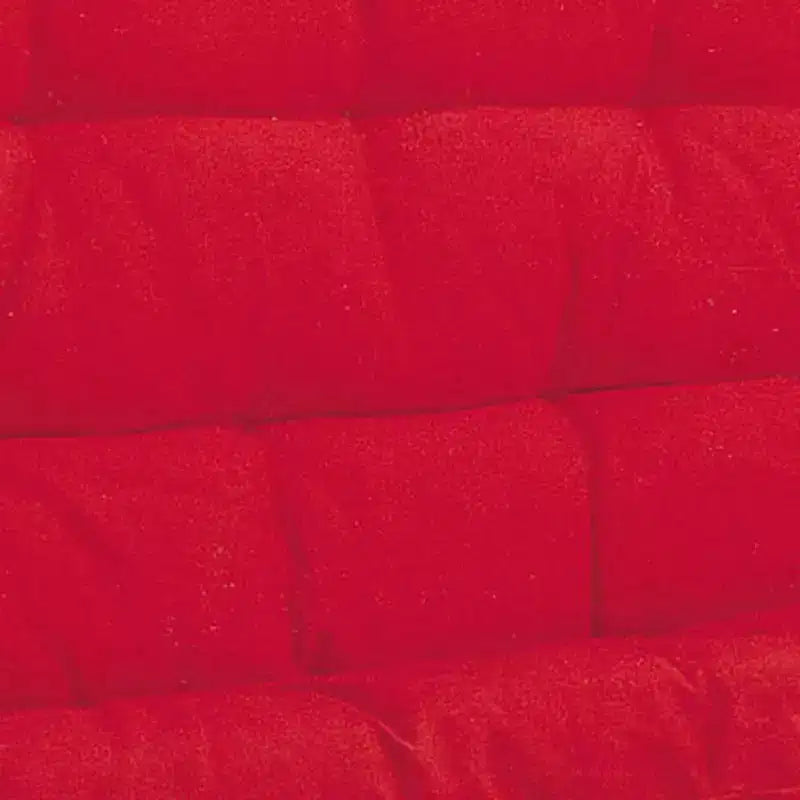 Canapé Nabila 74" Rouge/Noir - Acme Furniture : revêtement en coton, cadre en bois, méridienne réversible, aucun assemblage requis