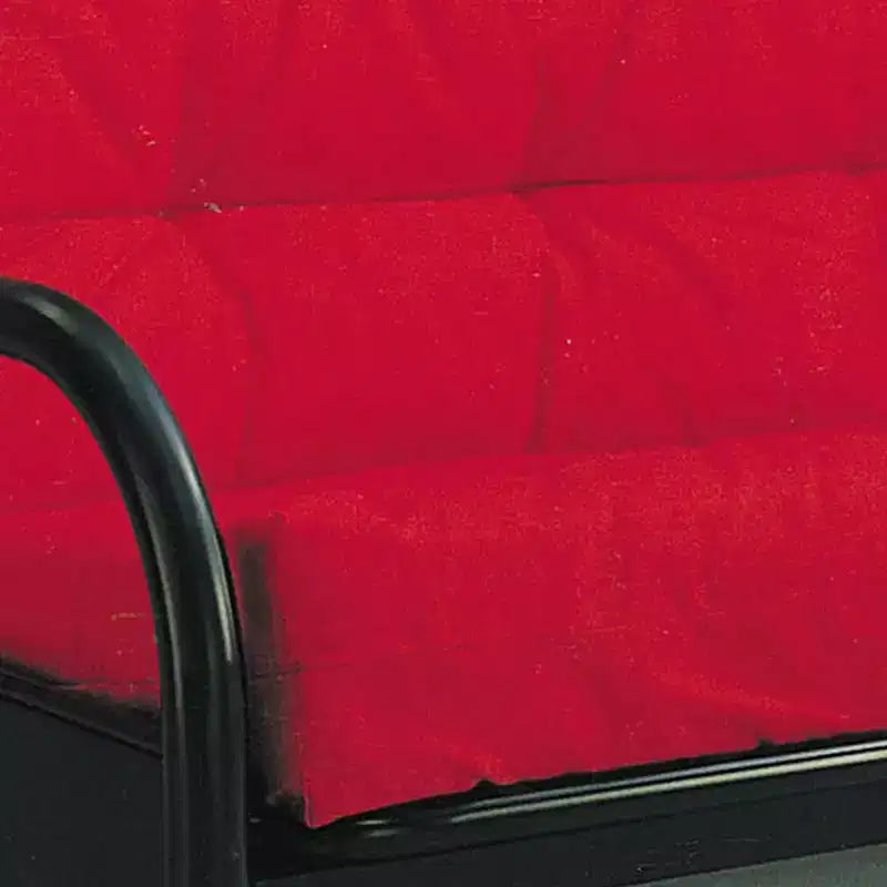 Canapé Nabila 74" Rouge/Noir - Acme Furniture : revêtement en coton, cadre en bois, méridienne réversible, aucun assemblage requis