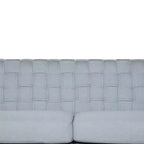 Acme Furniture 85" Saree Sofa Light Teal Chenille/White Finish